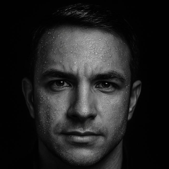 Profile of blue monk